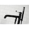 Kingston Brass KS8130DPL Freestanding Tub Faucet with Hand Shower, Matte Black KS8130DPL - alternate 2
